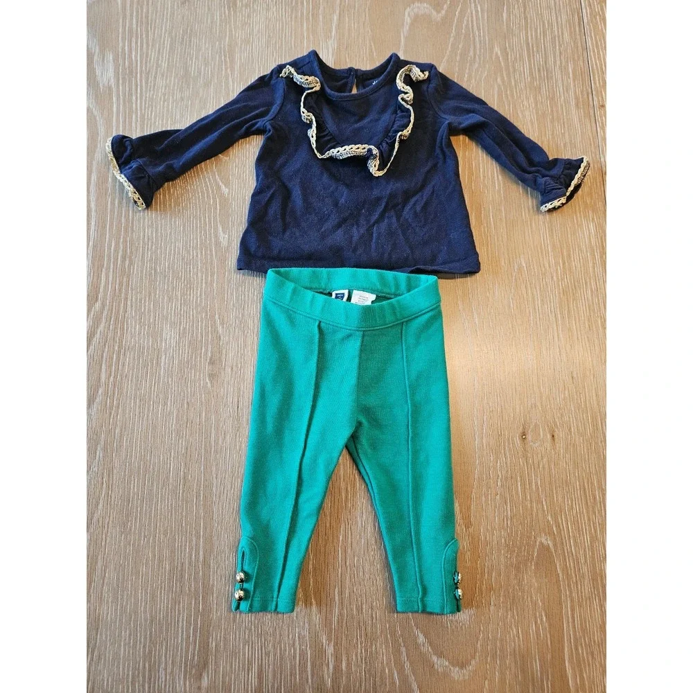 Janie and jack baby girl set 3-6‎ mos